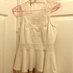 White Lace Blouse